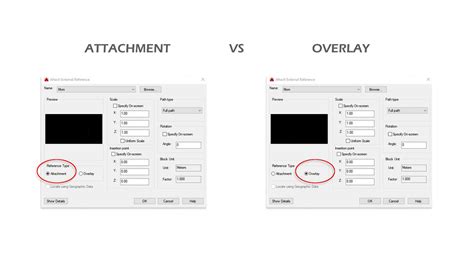 Cad Lisp and Tips: Tip : Difference between Attachment and Overlay in Xref