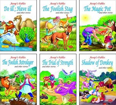Buy Large Print : 3 in 1 Aesop Fables Stories ( Set of 6 Books For Kids ...