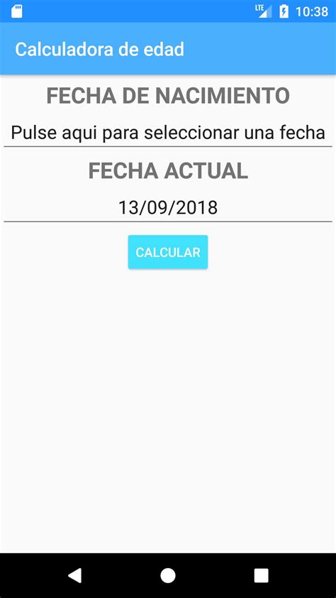 Calculador De Edad