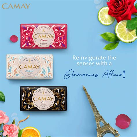 Buy CAMAY CLASSIC CARNATIONS & ROSES BEAUTY SOAP COMBO PACK -125*5 ...