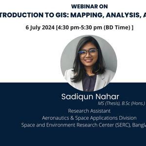 Webinar on Introduction to GIS: Mapping, Analysis and Beyond, Online ...