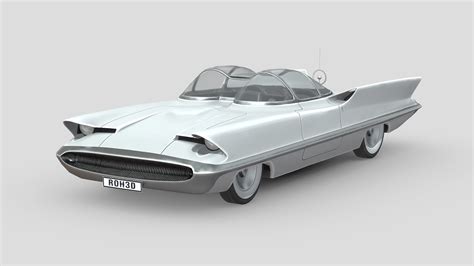 3D Lincoln Futura 1955 model - TurboSquid 2160622