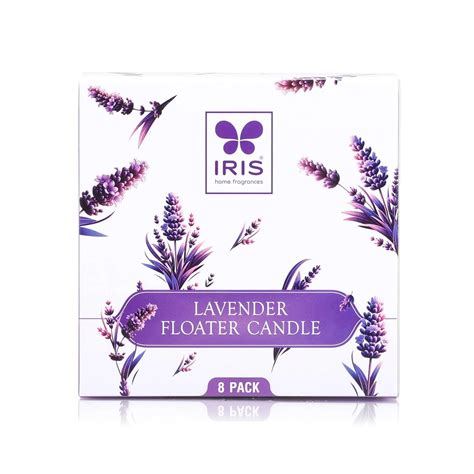 IRIS Lavender Floater Candle Pack of 8 – IRIS Home Fragrances