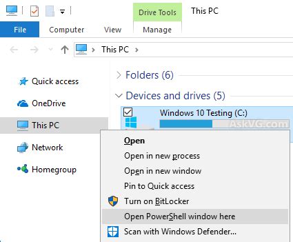 Image result for Open PowerShell Window Here