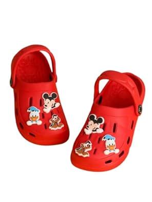 Buy Yellow Bee Disney Clogs Mickey Mouse, Donald Duck & Pluto Charms ...