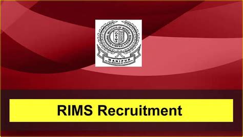 RIMS Recruitment 2025 – 45 Officer & Junior Resident Vacancy