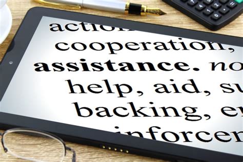 Assistance - Tablet Dictionary image
