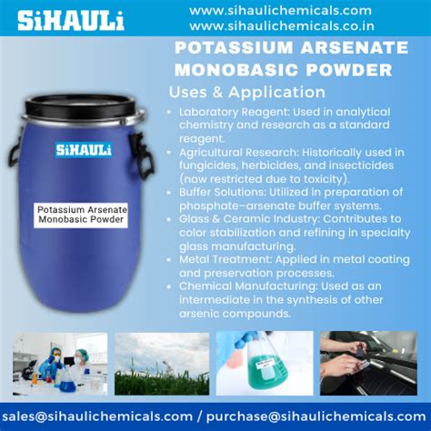 Potassium Arsenate Monobasic Powder | Sihauli Chemicals