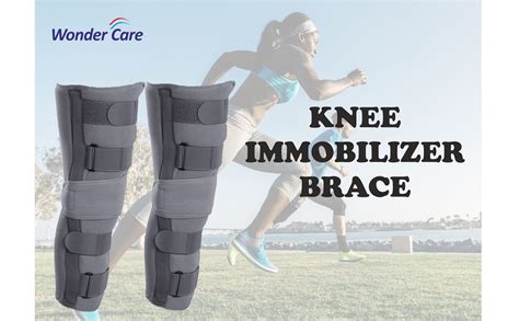 Buy Wonder Care Knee Immobilizer Cotton Brace Support Dislocation ...