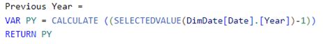 DAX Calculate Percentage DIfference with SELECTEDV... - Microsoft ...