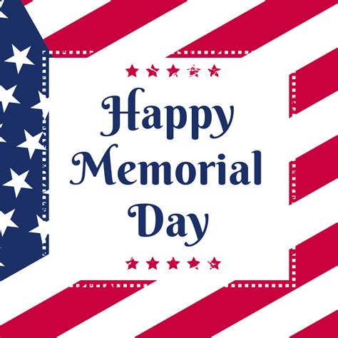Images Happy Memorial Day 2021 A Blue And White Background With Stars