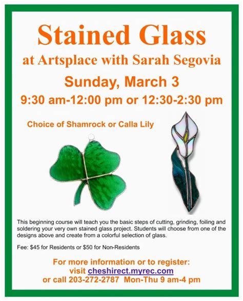 Stained Glass Workshop, Artsplace, CPFA, 3 March 2024 | AllEvents