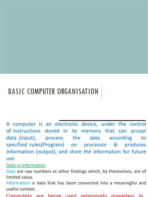 Image result for Basic Computer Organization
