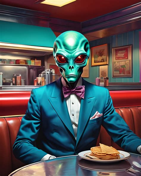 Image result for Alien Christmas Diner