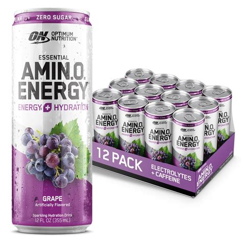 Buy Optimum tionAmino Energy Sparkling Hydration Drink, Electrolytes ...