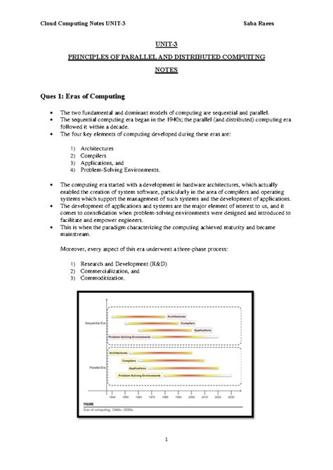 Cloud Computing Notes: Principles of Parallel and Distributed Computing ...