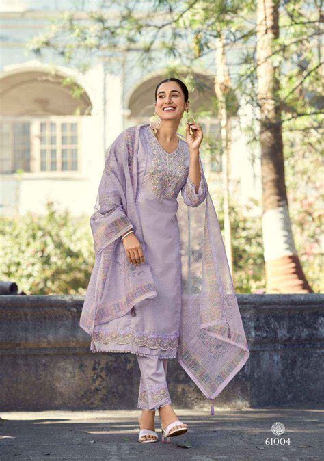 LADY LEELA GULZAR COTTON EMBROIDERY DESIGNER READYMADE SUITS