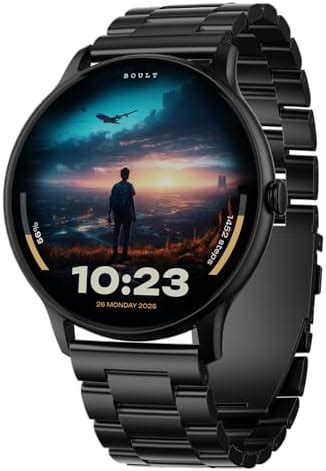Boult Dire Smartwatch: 1.38'' 2.5D Curved HD Display, BT Calling, 500 ...