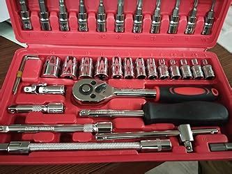 Force 2462 Socket Combination Set DIY Repair Tool Kit (Blue, 46-Pieces ...