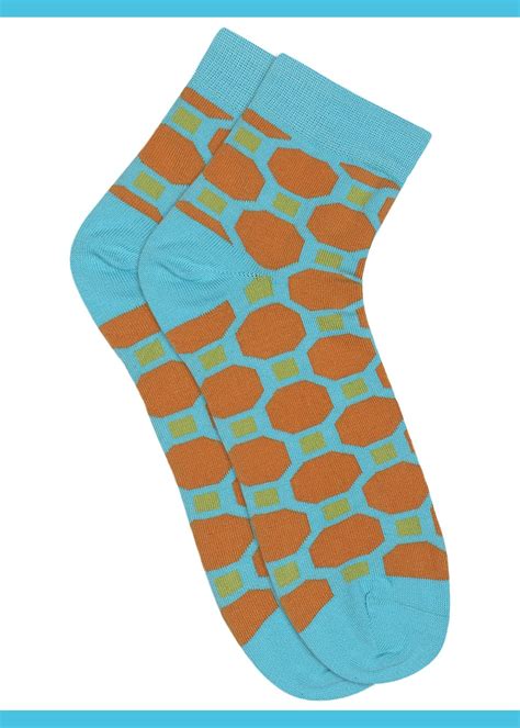 Get Contrast Geometric Graphic Unisex Socks at ₹ 199 | LBB Shop
