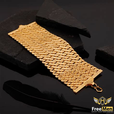 Freemen Five Lines South Indian Design Bracelet for Men FMB211 – Freemen®