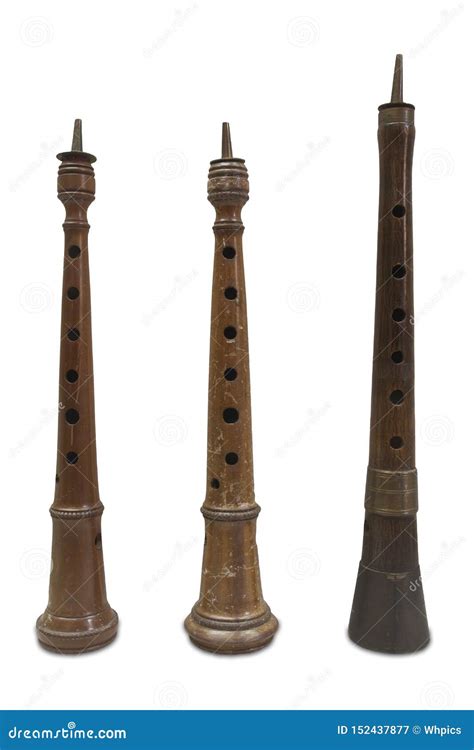 Spanish Traditional Dulzainas Musical Instruments Stock Image - Image ...