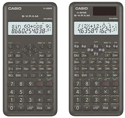 Casio FX-991MS 2nd Gen Scientific Calculator & Casio FX-82MS 2nd Gen ...
