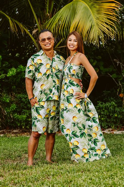 Family Matching Outfits , Hawaiian , Hand Made , Custom Design , Silky ...