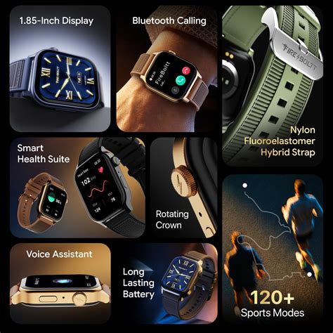 Rise Force with a (1.85 inch) Display and BT Calling – Fire-Boltt