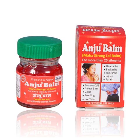 Anju Cosmetics LAAL Balm (Pack of 5) For Backache|Joint Pain | Injury ...