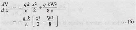 Transition or Space Charge or Depletion Capacitance - Derivation