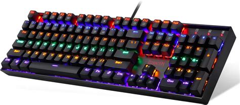 Buy Redragon K551 Rainbow LED Backlit Mechanical Wired Gaming Keyboard ...