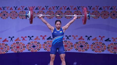 World Weightlifting Championships: Olympic medalist Mirabai Chanu wins ...