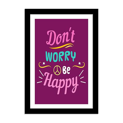 WENS Framed "Inspirational Quotes " with Front Acrylic Glass : Amazon ...