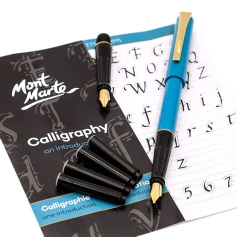 Mont Marte 2 Nib Calligraphy Set 8 Piece - Canvazo