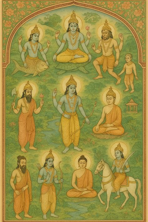 Dashavatara: The Ten Avatars Of Vishnu | The Indosphere