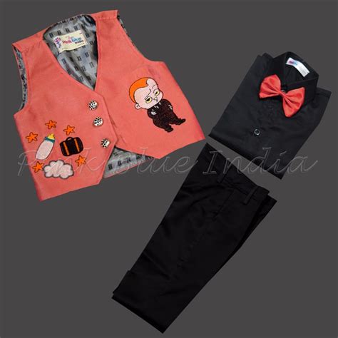 Boss Baby Birthday Outfit- Boys Waistcoat