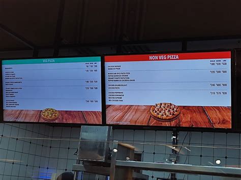 Menu at Domino's Pizza, Tiruchirappalli, 1