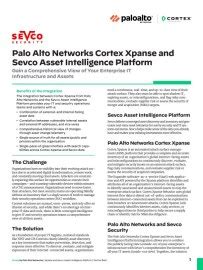 Palo Alto Networks Cortex Xpanse and Sevco Asset Intelligence Platform ...