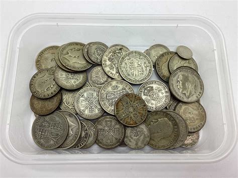 Lot 78 - GB Pre 1947 Silver Coins, Half Crowns,