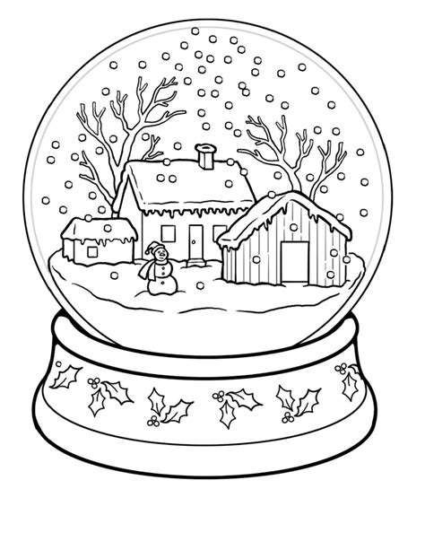 Winter coloring pages to download and print for free