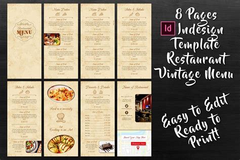 Image result for Create a Menu On InDesign