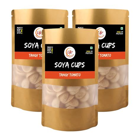 Life SOYA Cups Katori Healthy Fiber Gluten Free | Tomato | Flavour ...