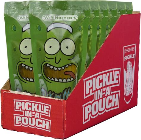 Amazon.com : Van Holten's Pickles - Jumbo Dill Pickle-In-A-Pouch - 12 ...
