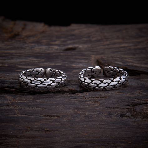 Bridal Toe Ring | Silver Wedding Toe Rings