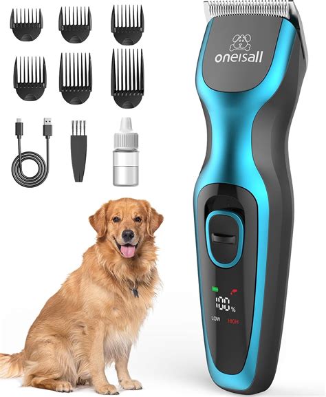 Amazon.com: oneisall Dog Clippers for Grooming for Thick Coat/High ...