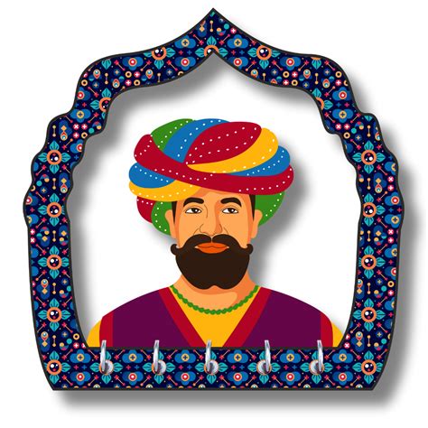 Rajasthani Maharaja Key Holder