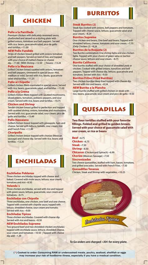 La Familia Mexican Grill - View our full menu