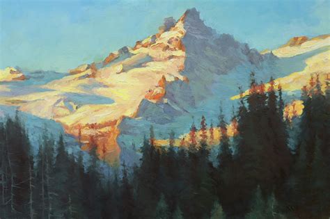 Shuxing Fan - Mountain Forest, Oil Painting For Sale at 1stDibs | mountain oil painting, oil ...