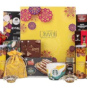 The Gift Tree Diwali Special Snacks Gift Hamper | Coffee, Colorful Cup ...